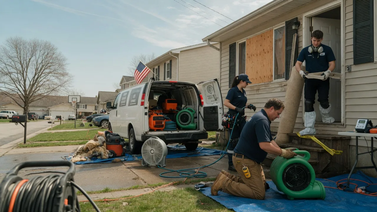 Water Damage Restoration in Rebuck, PA near me